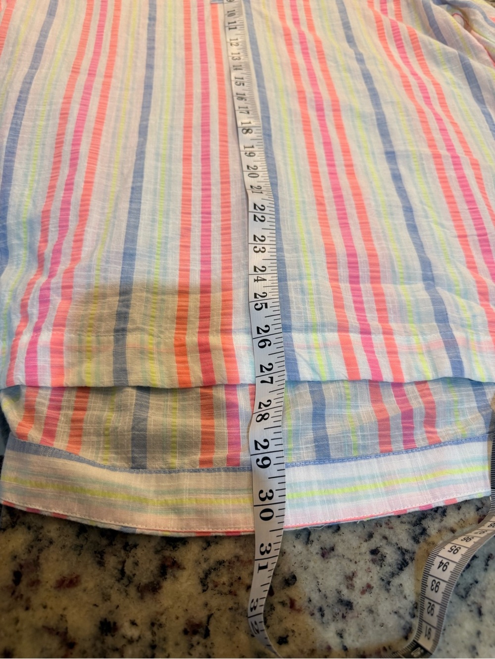 Vineyard Vines Striped Tunic Top - Pink, Blue, Yellow & Cream - Picture 8 of 8